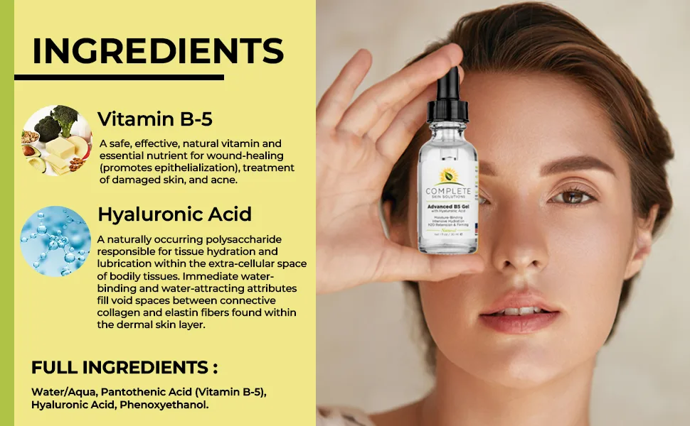 Advanced B5 Gel with Hyaluronic Acid 1 oz - Advanced B5 Gel with Hyaluronic Acid