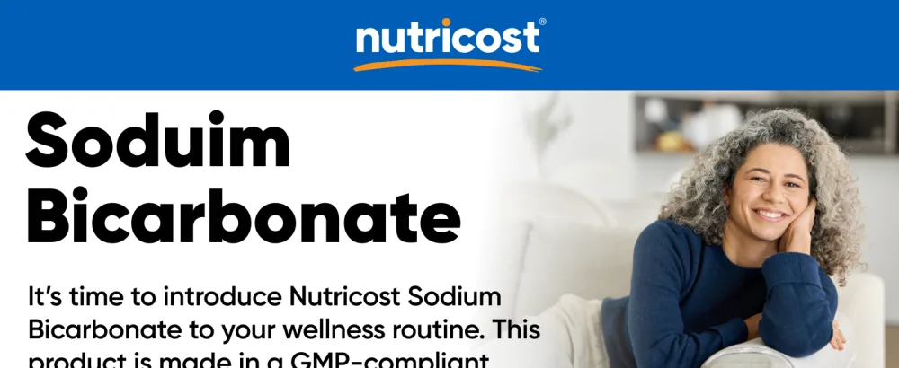 Nutricost Sodium Bicarbonate (2 500mg) 120 Capsules - GMO-Free Gluten Free Vegan 60 Servings - Sodium Bicarbonate Capsules