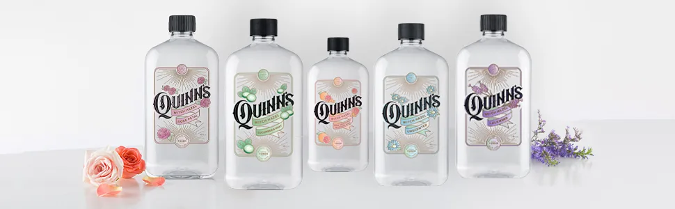 Quinn s Alcohol Free Witch Hazel with Aloe Vera 16 Ounce (Rose) - Quinn