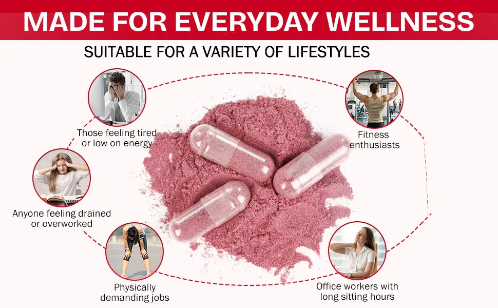 Beet Root Capsules Organic Beetroot Capsules 60 Count Beetroot Supplement for Natural Energy Support Non-GMO Gluten Free 30-Day Supply - Beet Root Capsules, 60 Count Beetroot Supplement