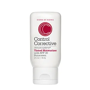 CONTROL CORRECTIVE Tinted Moisturizer With Spf 30  2.5 Oz - Non-Greasy Hydration  Subtle  Healthy-Looking  Even Out Skin Tone  Moisturizes & Protects  Zinc  Titanium  Natural Sunscreen  Sheer Coverage - Control Corrective Tinted Moisturizer with SPF 30
