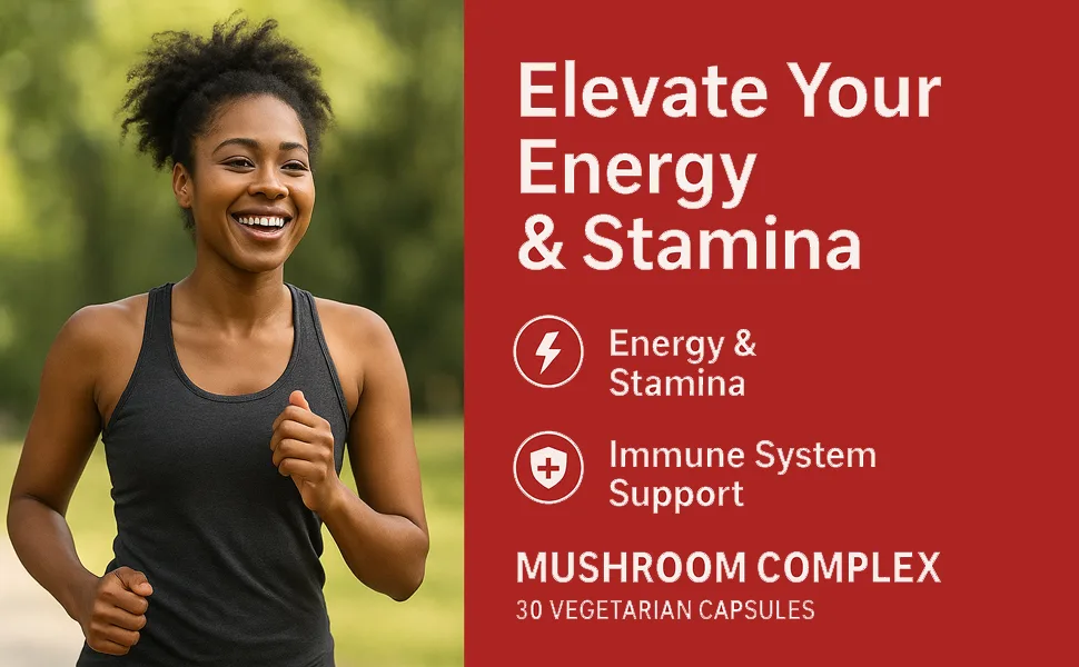 4 TOP CARE Mushroom Complex Dietary Supplement 6 200mg Equivalent Serving 30 Vegetarian Capsules - product information 5