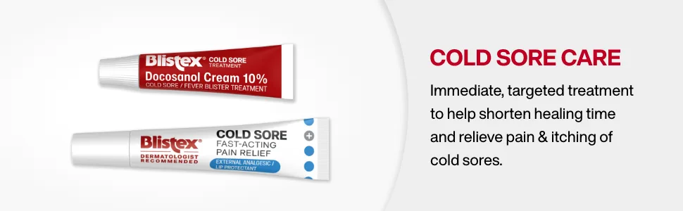 Blistex Moisturizers Simple and Sensitive Unflavored 0.15 Oz (Pack of 24) - Cold Sore Care