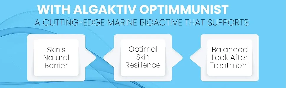 Red Light Therapy Post-Treatment Serum by Peptide Blast Amplifies & Extends Results with Marine Extract Sodium Polyglutamate & Hyaluronic Acid 1 fl oz - Algaktiv improves overall skin resillience