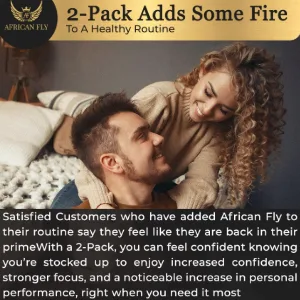 African Fly (2-Pack) - All Natural Vegan Supplement for Men (& Women) 40 50 60 Plus Years Old and Beyond Pack of 2 - product information 5