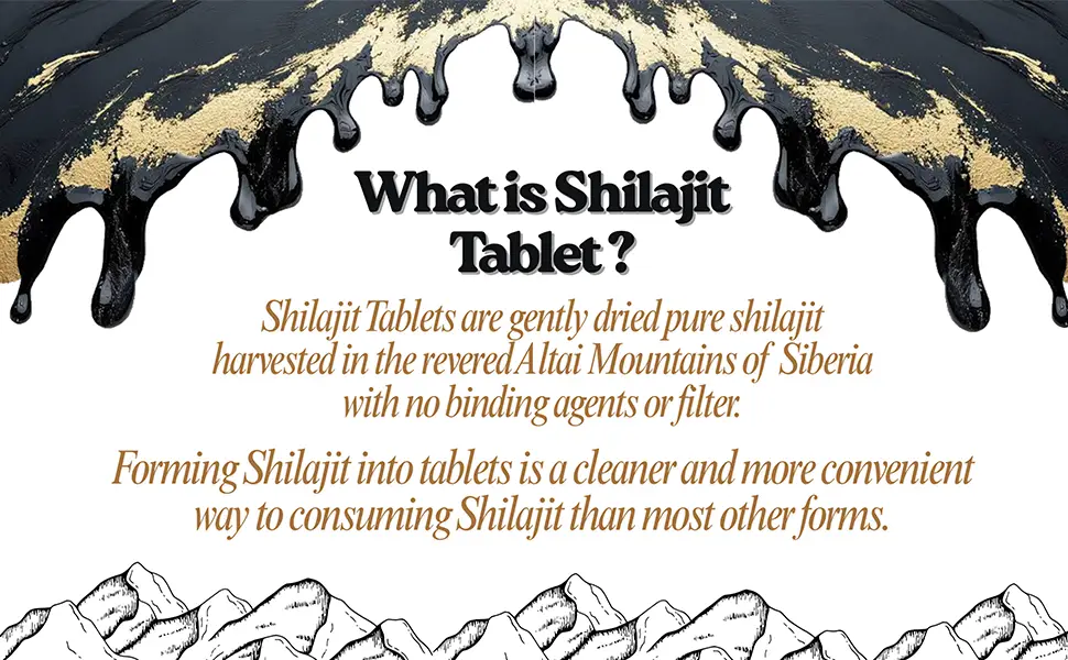 Pure Gold Shilajit Tablet Dry Drop Tablet 85+ Trace Minerals Sourced from 10 000ft Lab-Tested for Purity 60 Tablets 60 Count (Pack of 1) - pure gold shilajit tablet dry drop tablet 85+ trace minerals lab-tested for purity