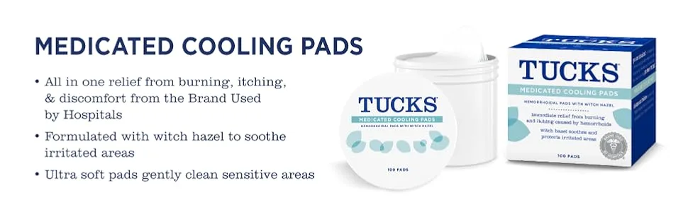 Colace Stool Softener & Laxative Tablets 30 Count + Tucks Medicated Cooling Pads Hemorrhoid Treatment 100 Count - product information 5