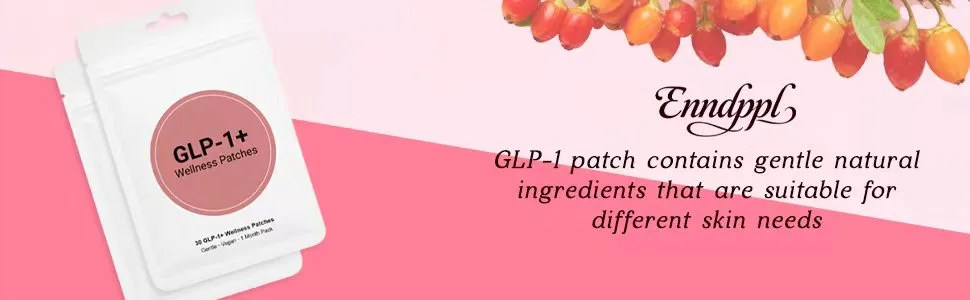 GLP-1 Patches with Berberine L-Glutamine & Cinnamon | Natural Ingredients for Daily Wellness Support | 60 Patches (2-Pack) - product information 1