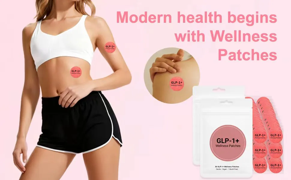 GLP-1 Patches with Berberine L-Glutamine & Cinnamon | Natural Ingredients for Daily Wellness Support | 60 Patches (2-Pack) - product information 6