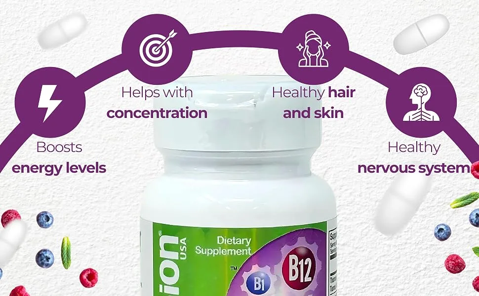 Neurobion Optimized Classic Formula B12 Methylcobalamin Dietary Supplement 50 Capsules - Healthy Nervous System