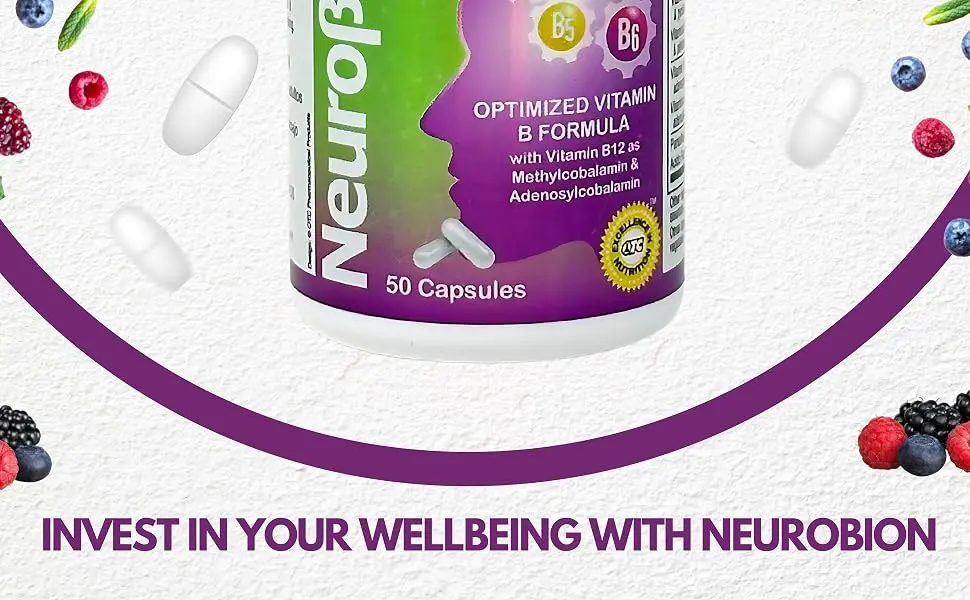 Neurobion Optimized Classic Formula B12 Methylcobalamin Dietary Supplement 50 Capsules - invest in your wellbeing with neurobion