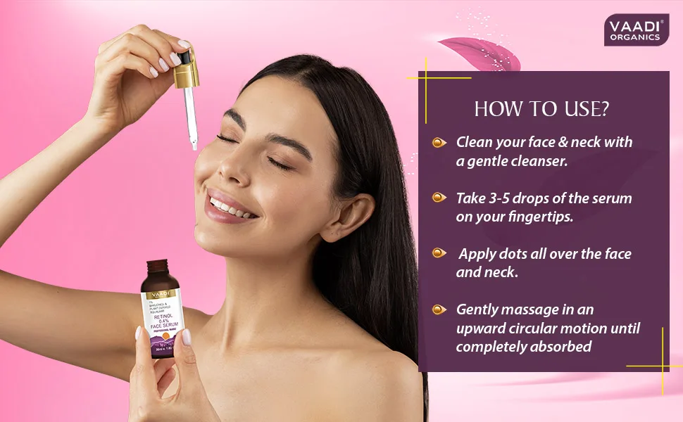 Retinol Serum for Face 0.4% (Retinol) With 1% Baluchiol & Plant Derived Squalane - 30ml - Face Serum