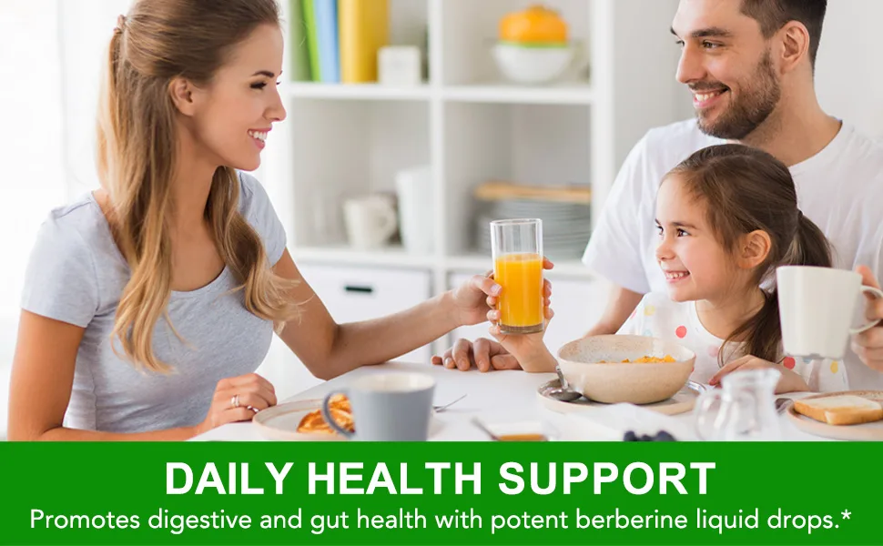 Berberine Supplement Liquid 60ml Berberine with Ceylon Cinnamon Berberine Drops with Turmeric Curcumin Bitter Melon Immune Support Digestive Health Support - berberine drops