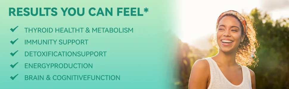 Babivek Iodine Supplement from Sea Vegetable Complex Dietary Supplement for Metabolism Thyroid Function Energy Support & Immune Health 60 Vegan Capsules - Iodine Dietary Supplement