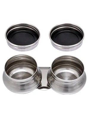 MyLifeUNIT Large Mouth Double Dipper Palette Cup - double dipper palette cup