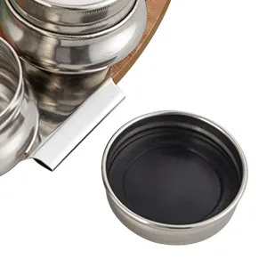 MyLifeUNIT Large Mouth Double Dipper Palette Cup - palette cup for painting