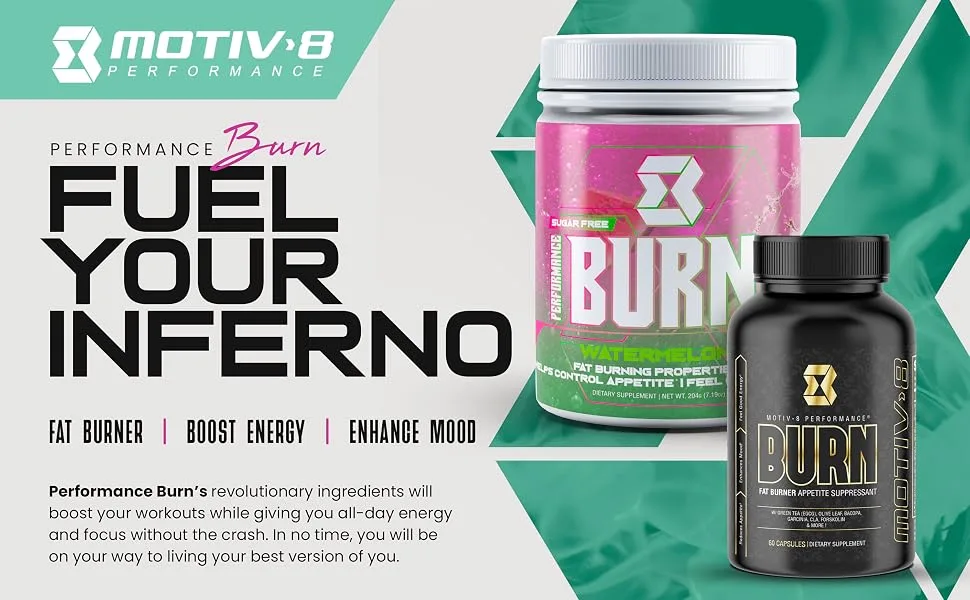 Motiv-8 Performance Pre-Workout Capsules Natural Feel Good Energy No Crash or Jitters Perfect for Working Out (60 Capsules) - Motiv 8