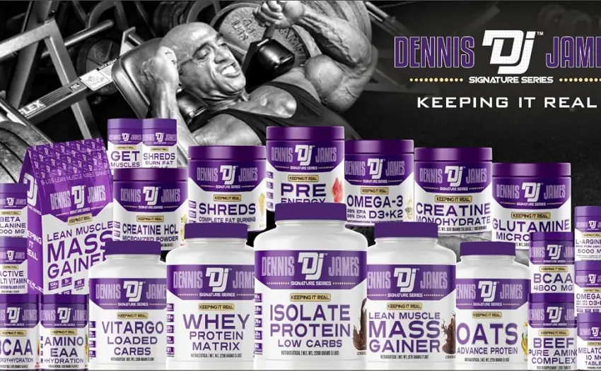 DENNIS JAMES Signature Series Creatine Monohydrate | 300g | 100 Servings | Premium Micronized Creatine for Strength Muscle Growth & Recovery - Dennis James