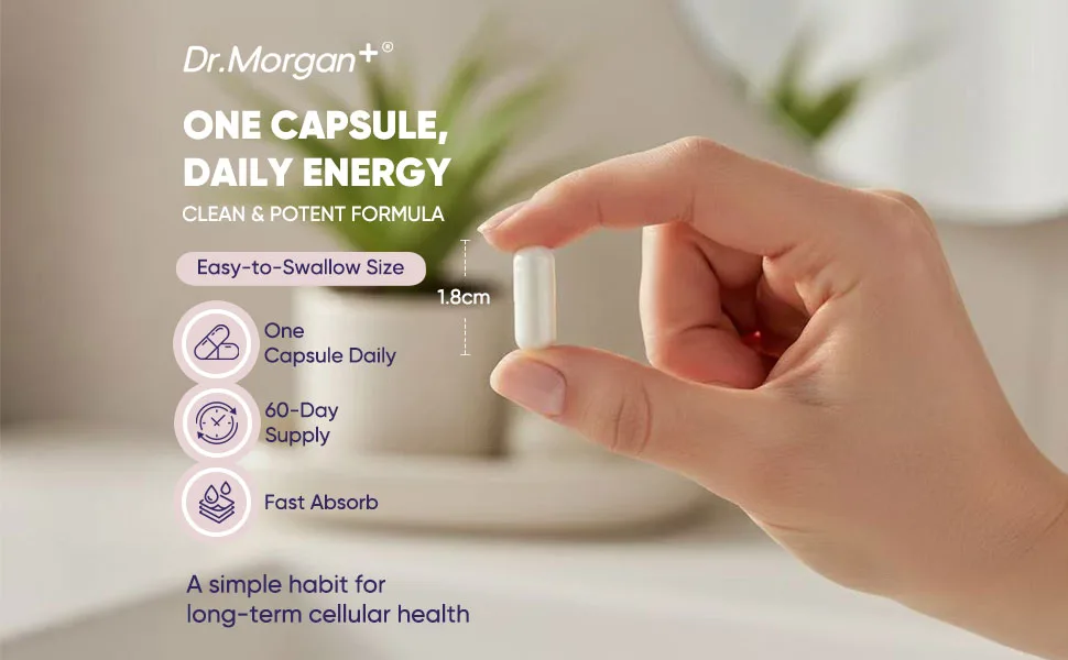 Dr. Morgan Ergothioneine Supplement (EGT) 25mg High Purity Cellular & Mitochondrial Support Antioxidant & Healthy Aging Non-GMO Vegan 60 Capsules - how to use