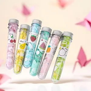 WsjiaboFux 6Pcs Colors Random Shipping Boxes Portable Disposable Paper Soap Confetti Soap Sheets Flakes for Washing Hand Wash Cleansers - Image generated for ASIN B0D8BP1Q65