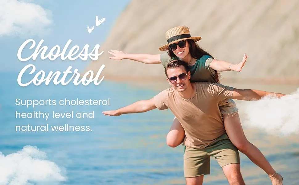 OLANTA TRADE SOLUTION Choless Control Herbal Formula with Niacin Policosanol Guggul Cayenne Garlic | Cholesterol & Lipid Wellness Support Complex | 1 Bottle 60 Capsules - Supports Healthy Cholesterol Levels
