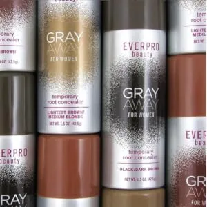Everpro Gray Away Temporary Root Concealer  Black/Dark Brown 1.5 oz. - sprays