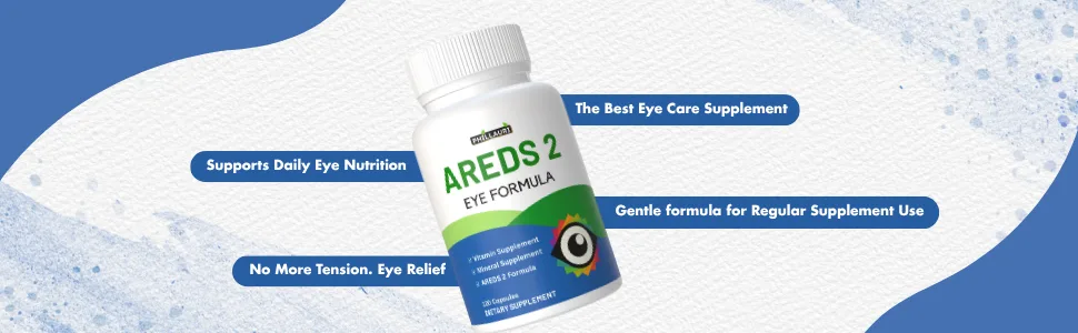 Areds 2 | Eye Care Supplement | Advanced Eye Vitamin Supplement | Eye Capsules for Men & Women 240 Capsules (Pack 2) - preser vision areds 2 soft gels, preservision areds 2 chewable tablets, areds2
