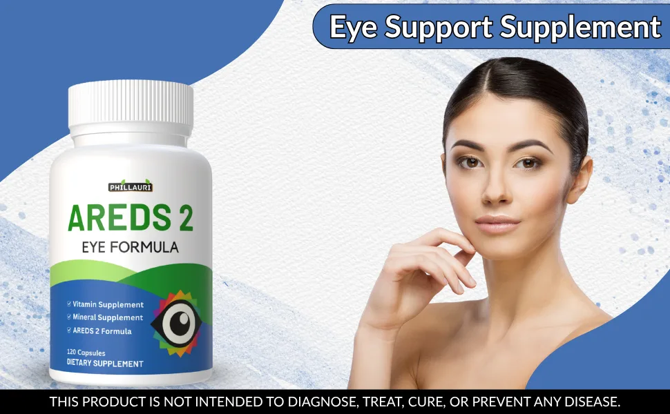 Areds 2 | Eye Care Supplement | Advanced Eye Vitamin Supplement | Eye Capsules for Men & Women 240 Capsules (Pack 2) - preservision areds 2 210 soft gel, preser vision areds 2 soft gels, areds 2 plus multivitamin