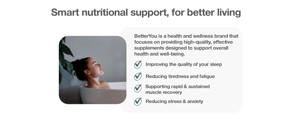 BetterYou Original Bundle - Magnesium Gel and Body Lotion - Massage Gel and Massage Lotion - Topical Magnesium for Effective Absorption - 2 pc - product information 2