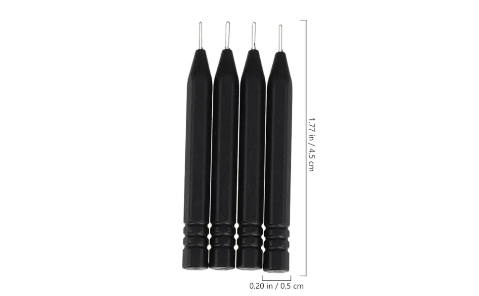 BCOATH Cleaning Kit 5pcs Earmold Cleaner Steel Needle Rod Earwax for Daily Care - product information 4