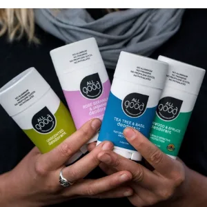 All Good Deodorant  No Aluminum  Vegan (Rose Geranium & Jasmine) - deodorant