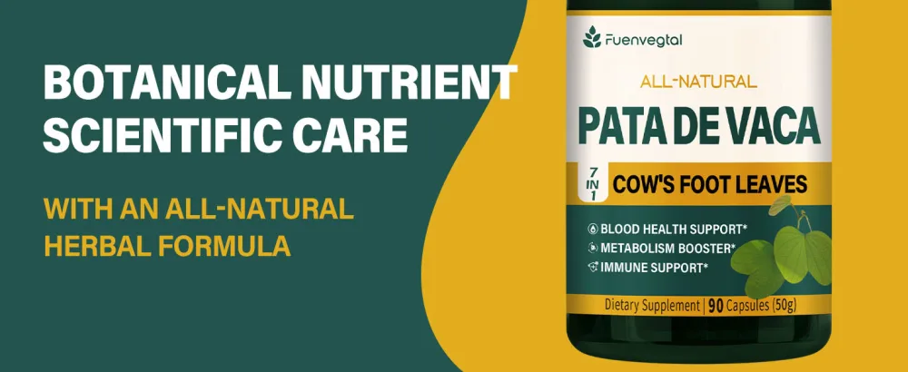 Pata de Vaca - Natural Blood Health & Metabolism Support Capsules.90Capsules Original 90 Count (Pack of 1) - xncn