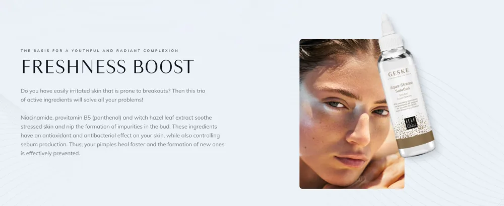 GESKE Aqua-Stream Solution | Use with our Aqua-Stream Face Cleanser | Cleansing Solution with Niacinamide & Panthenol | Soothing Formula | Combats Impurities | All Skin Types - info