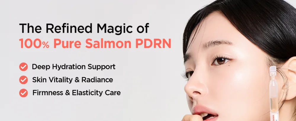 JAYJUN PDRN Porcelain Single-Use Ampoules (1.5 ml x 30ea) - High-Concentration Salmon PDRN Multi-Hyaluronic Acid & Ceramide NP - One day ampoule