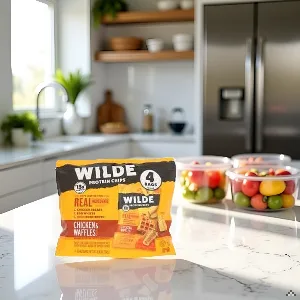 Protein Chips - Chicken Waffles - 4ct 5.36OZ GLUTEN FREE chips - Image generated for ASIN B0DWSTCDV5