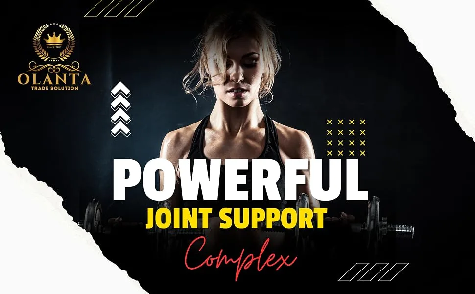 OLANTA TRADE SOLUTION Joint Matrix PRO - Joint Support Supplement Pills Glucosamine Sulfate Glucosamine Chondroitin MSM Joint Antioxidant Supplement - 1 Bottle - Powerful Joint Support