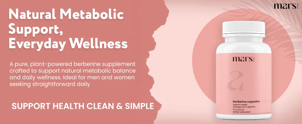 mars by GHC Himalayan Berberine Capsules | Plant-Based Wellness Support | Good Health Company Pack of 1 60 - Product overview