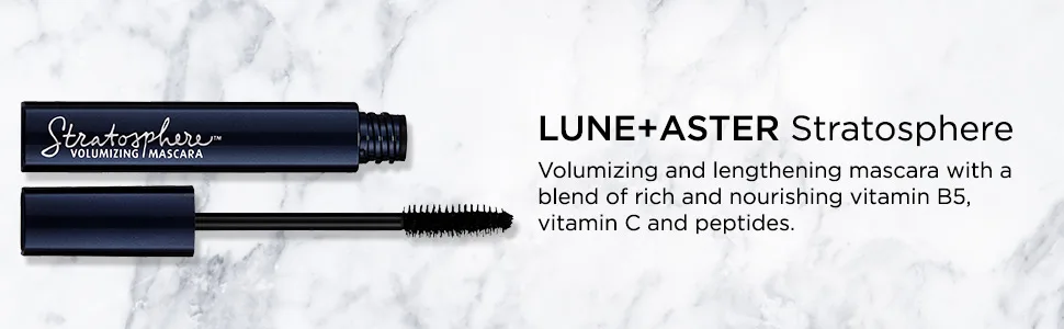Lune+Aster Stratosphere Volumizing Mascara - Volumizing mascara enhances lashes to create maximum lift for a thick  long  dramatic lash look. - product information 2