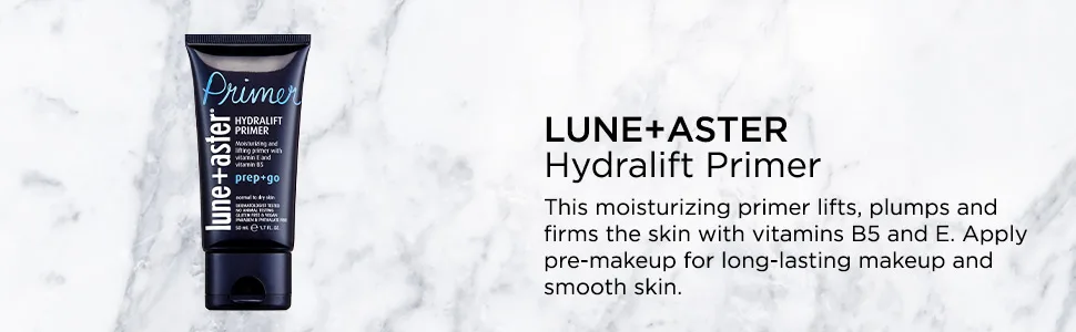 Lune+Aster Hydralift Primer - Moisturizing primer helps to lift  plump  firm and smooth - Moisturizing primer that lifts, plumps and firms the skin with vitamin E and vitamin B5, applied
