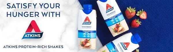 Atkins Dark Chocolate Royale Protein Shake 15g Protein Low Glycemic & Creamy Vanilla Protein Shake 15g Protein Low Glycemic 2g Net Carb 1g Sugar Keto Friendly 12 Count - product information 1