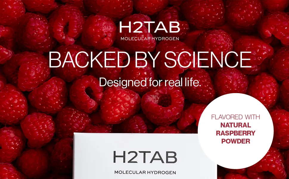 Molecular H2TAB Hydrogen Tablets with Magnesium -12 PPM Hydrogen Tablets for Drinking Water -Rich in Antioxidants Supports Cellular Health Recovery & Cognitive Function (30 Counts Raspberry) Raspberry 30 Count (Pack of 1) - h2tab raspberry
