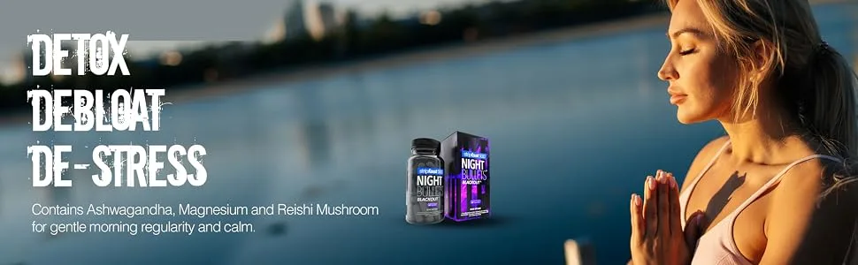 stripfast5000 Weight Management Support + Relaxation Capsules Stimulant-Free for Women & Men Night Bullets Blackout 60 Count (Pack of 1) - stripfast5000 night bullets blackout