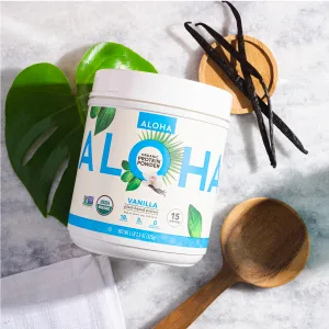 ALOHA Organic Plant Based Protein Powder Bundle Vanilla 19.6 oz & Chocolate 19.6 oz 15 Servings Each - product information 5