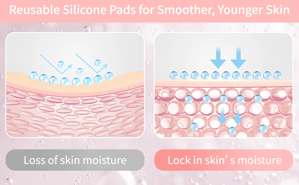 Floverkity 5 PCS Silicone Forehead Wrinkle Patches Reusable Anti-Aging Pads for Smoother Firmer Skin - Silicone Forehead Wrinkle Patches