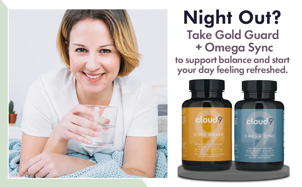 Cloud9 Gold Guard - Turmeric Supplement with BioPerine for Liver & Joint Support - 635 mg Turmeric Root + Extract - Vegan Non-GMO 60 Capsules - turmeric liver support supplement curcumin liver detox support for social drinkers anti-inflammatory