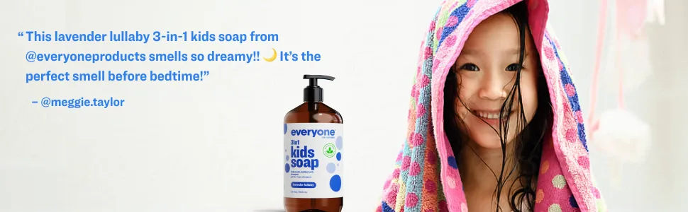Everyone 3-in-1 Kids and Adults Shampoo Bubble Bath and Body Wash 32 Fl Oz (Pack of 4) - product information 7