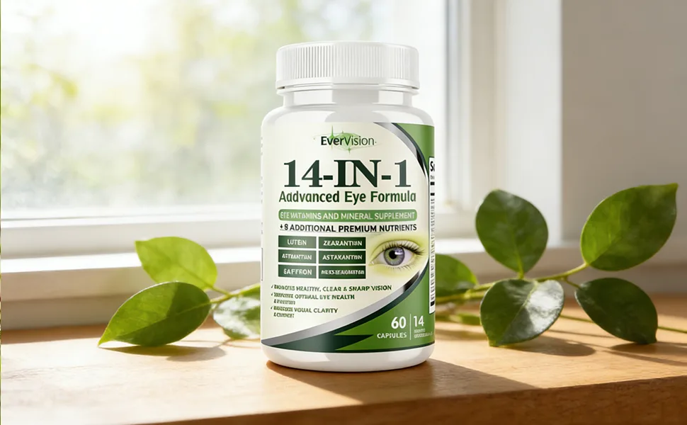 Evervision 14 in 1 Advanced Eye Formula Eye Vitamin and Mineral Supplement 60 Capsules (1PCS) - Evervision 14 in 1 Advanced Eye Formula