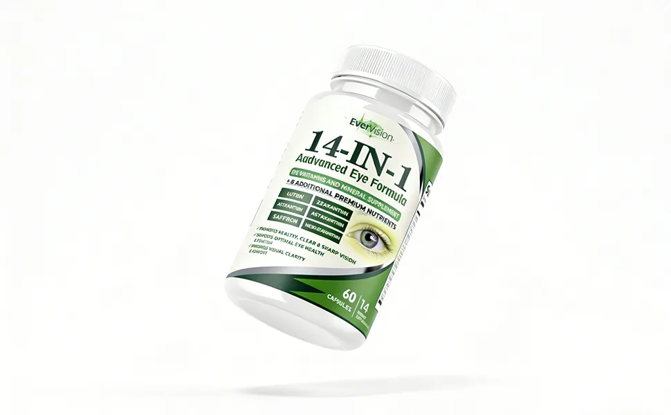 Evervision 14 in 1 Advanced Eye Formula Eye Vitamin and Mineral Supplement 60 Capsules (1PCS) - Evervision 14 in 1 Advanced Eye Formula