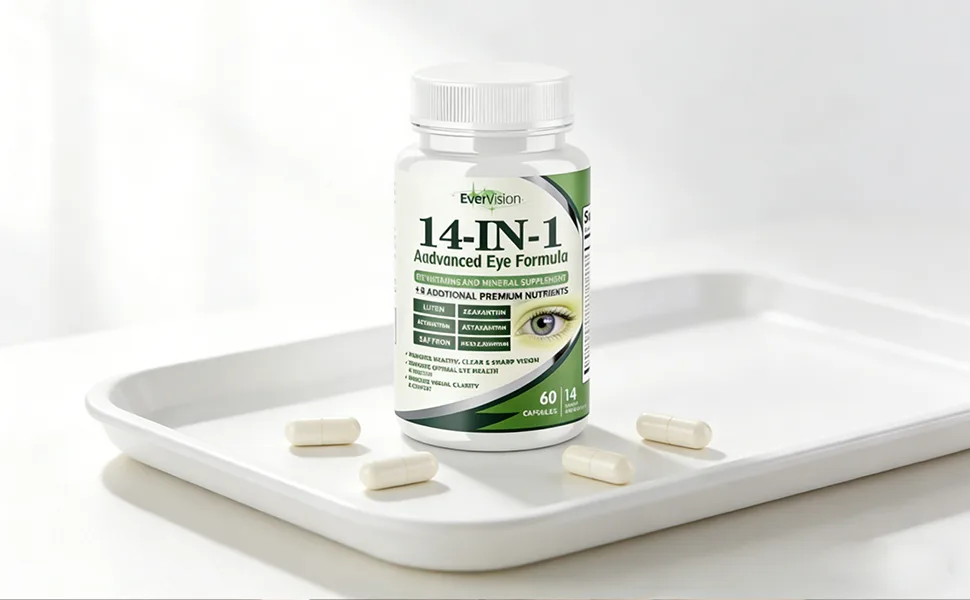 Evervision 14 in 1 Advanced Eye Formula Eye Vitamin and Mineral Supplement 60 Capsules (1PCS) - Evervision 14 in 1 Advanced Eye Formula