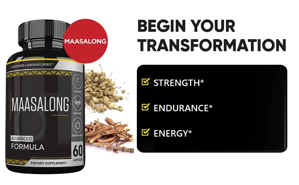 Justified Laboratories (2 Pack Maasalong Advanced Men's Health Formula 120 Capsules - massalong